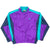 Vintage Nike Swoosh Purple Neon Windbreaker Jacket Late 1980S Size Large