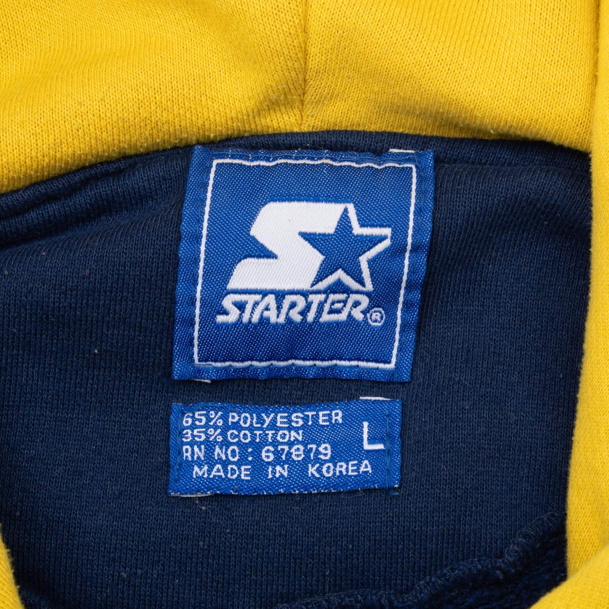 Vintage Ncaa Notre Dame Fighting Irish Starter Hoodie Sweatshirt 1990S Size Large