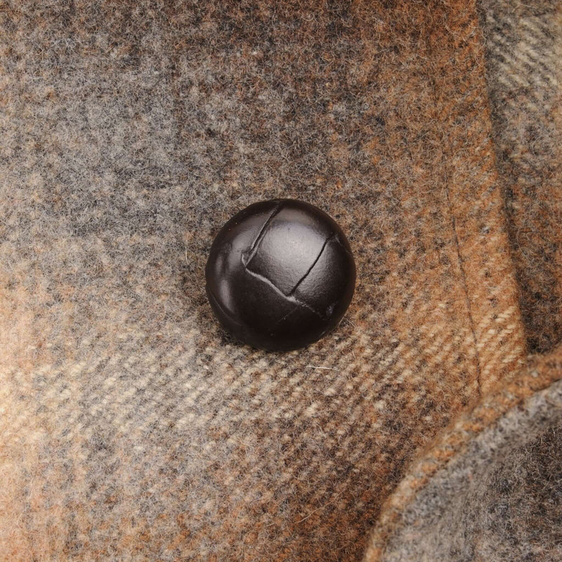 Vintage Pendleton Woolen Mills Check Coat Jacket 1970S Size 42 Made In USA