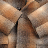 Vintage Pendleton Woolen Mills Check Coat Jacket 1970S Size 42 Made In USA