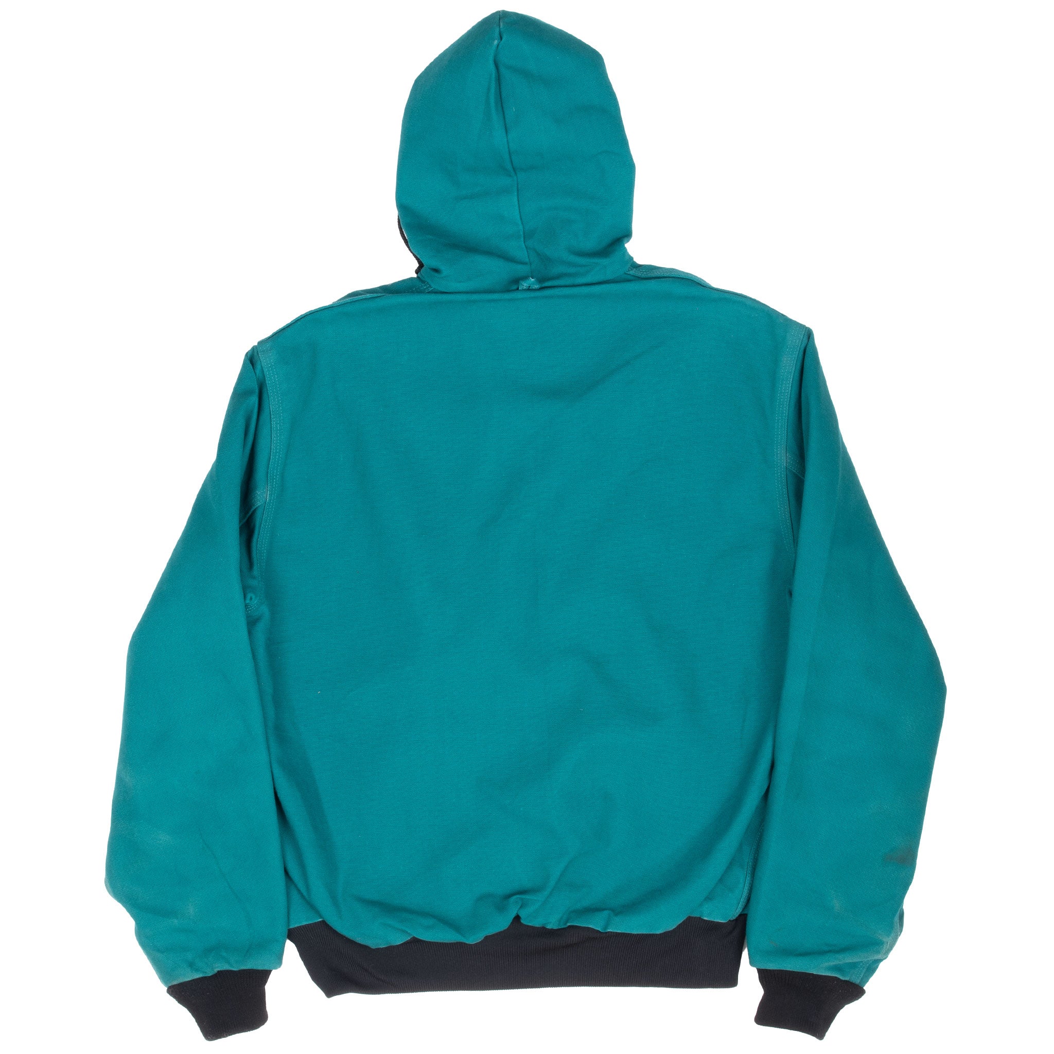 Vintage Carhartt Aqua Hooded Active Jacket J03Aqu 1990S Size Medium Made In Usa
