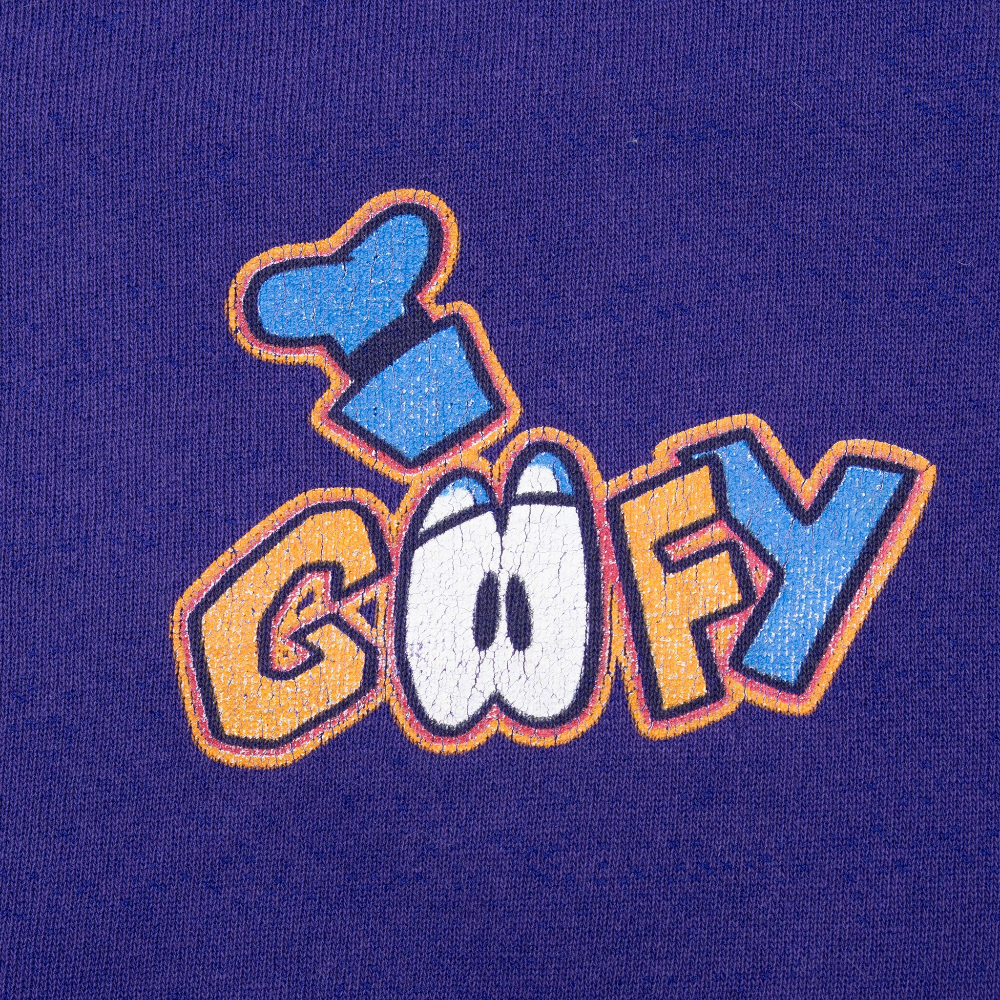 Vintage Disney Goofy Purple Sweatshirt 1990S Size Medium
