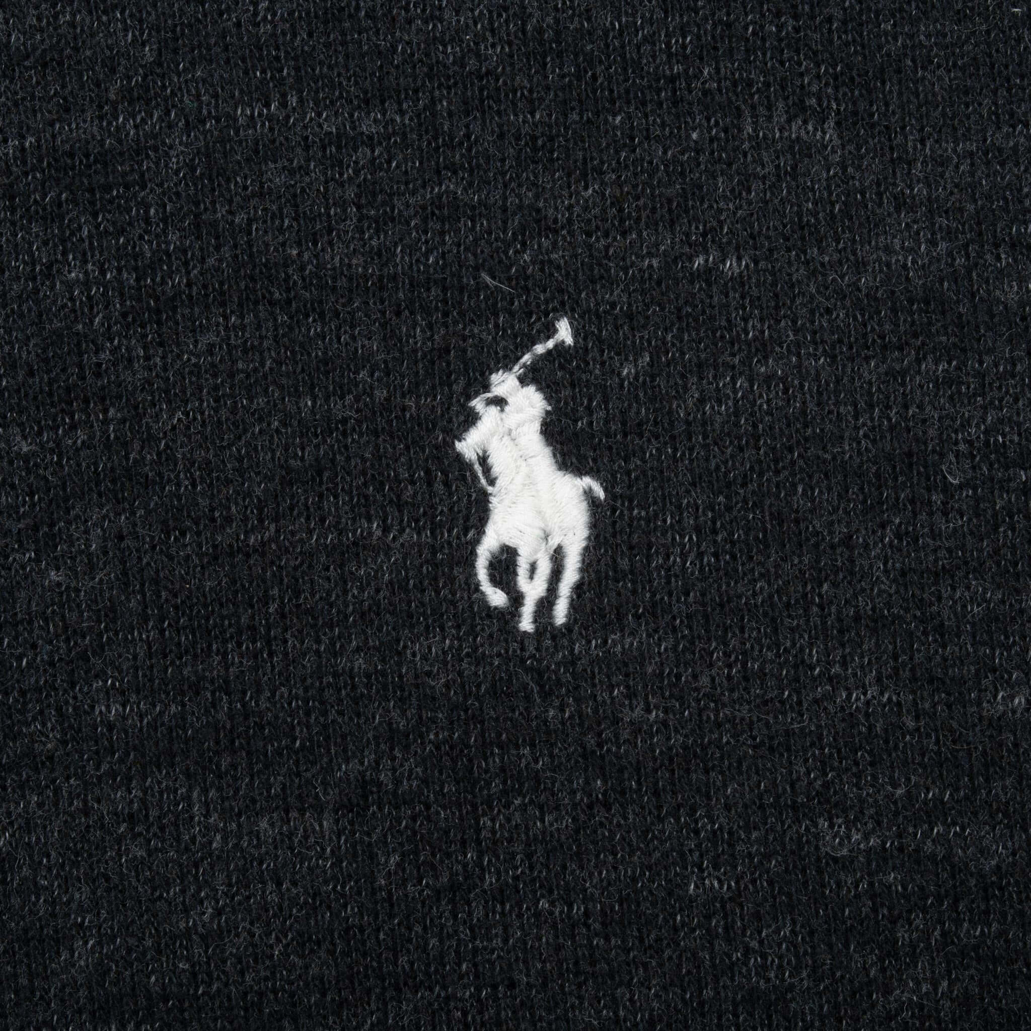 Polo Ralph Lauren Dark Grey Quarter 1/4 Zip Sweater Size Small