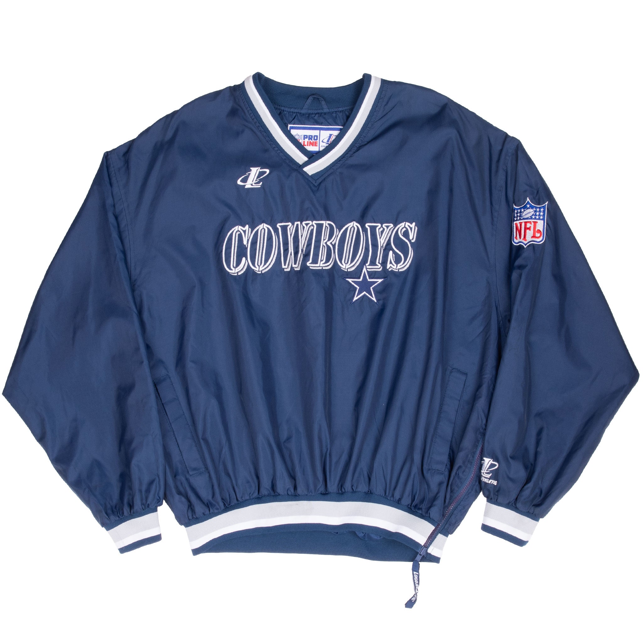 Vintage Nfl Dallas Cowboys Logo Athletic Pullover Jacket 1990S Size XL