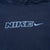 Vintage Nike Spellout Swoosh Navy Blue Hoodie Sweatshirt 2000S Size XL