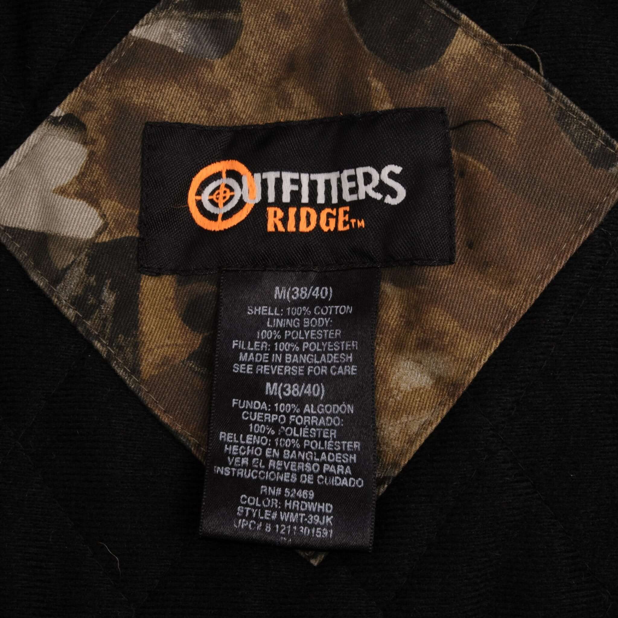 Vintage Carhartt Hunter Realtree Hardwood Camo Jacket Size Medium