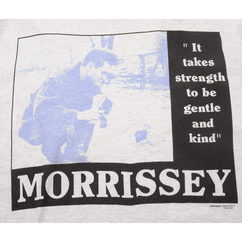 VINTAGE MORRISSEY THE SMITHS TEE SHIRT SIZE LARGE MADE IN USA 1990s