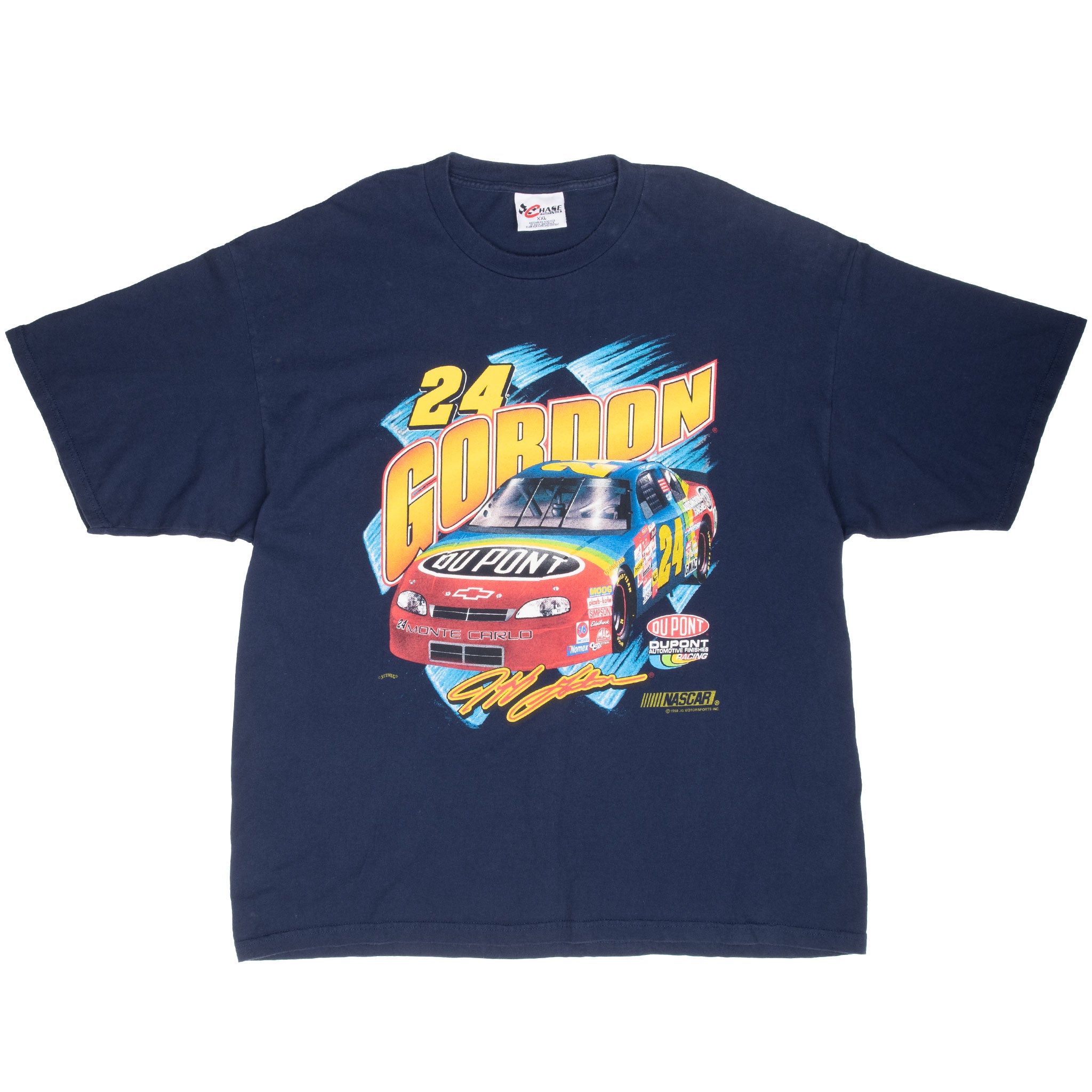 Vintage Nascar Jeff Gordon Dupont 1998 Tee Shirt Size 2XL