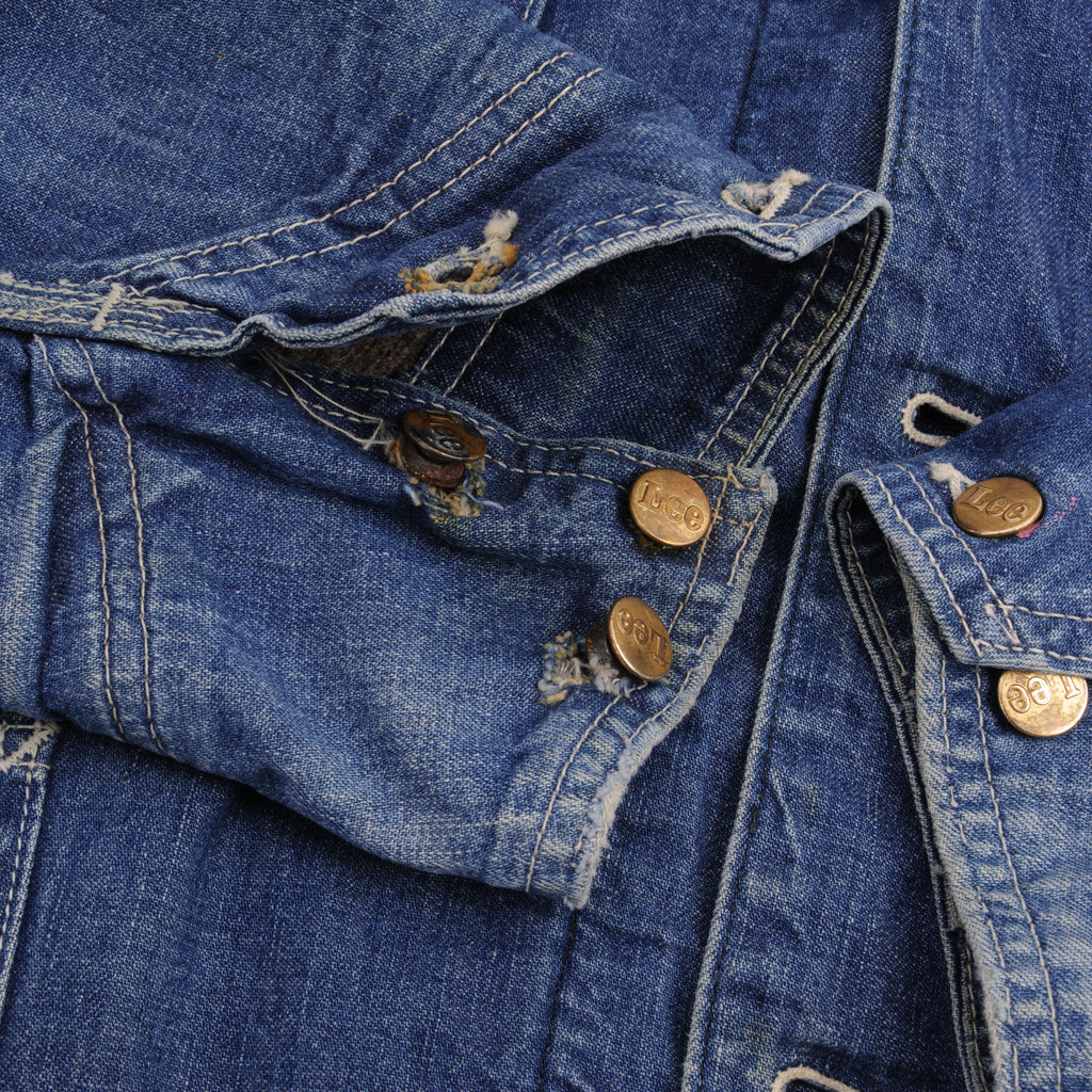 Mens Vintage Lee Riders DENIM JACKET Blue Size L Large Washed Cotton Jean  Rider Jeans Jacket - Etsy