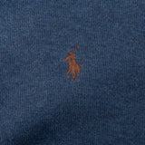 Vintage Polo Ralph Lauren Blue Quarter 1/4 Zip Sweater Size XL