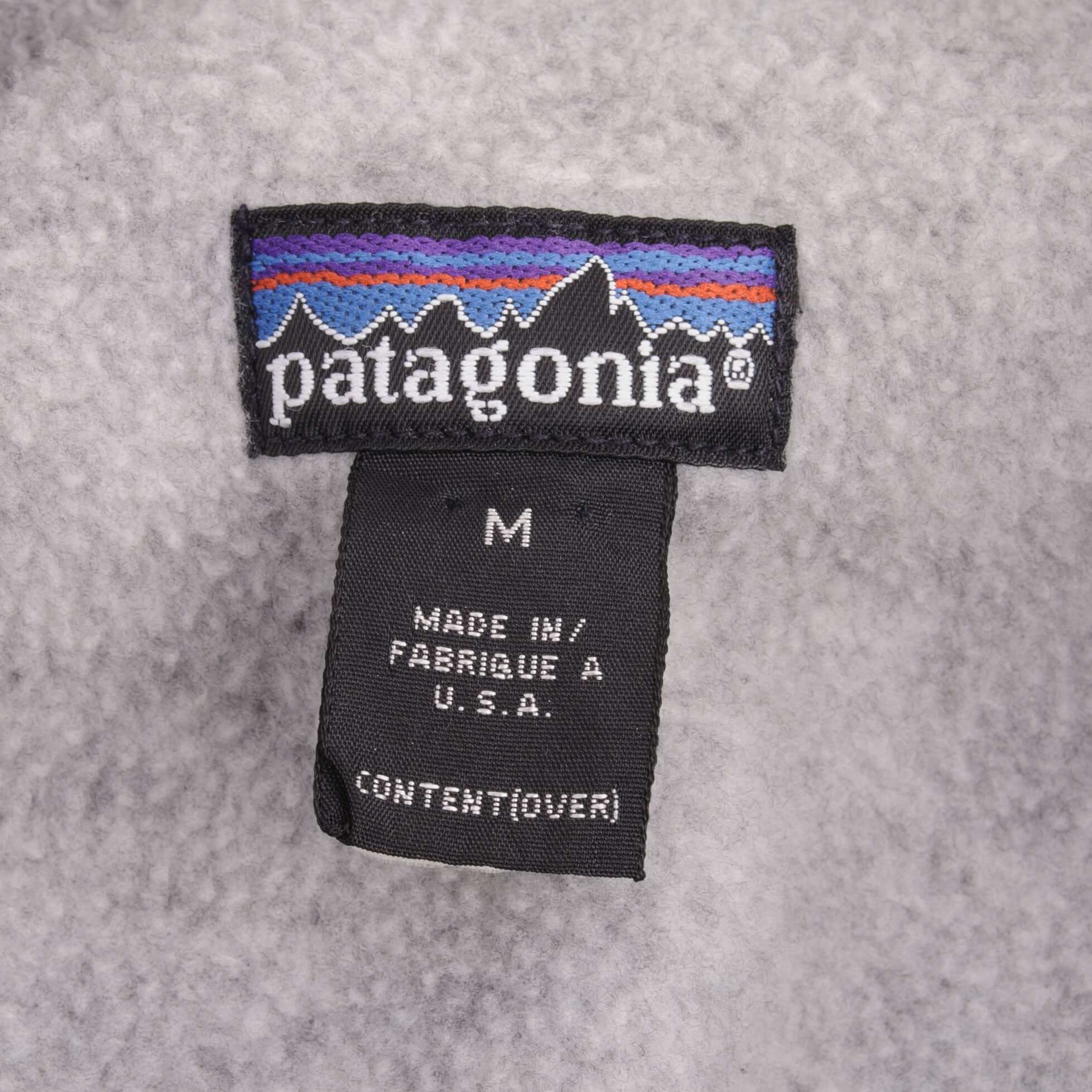 Vintage Patagonia Windbreaker Purple Jacket 1990S Size Medium Made In Usa  Style 38181