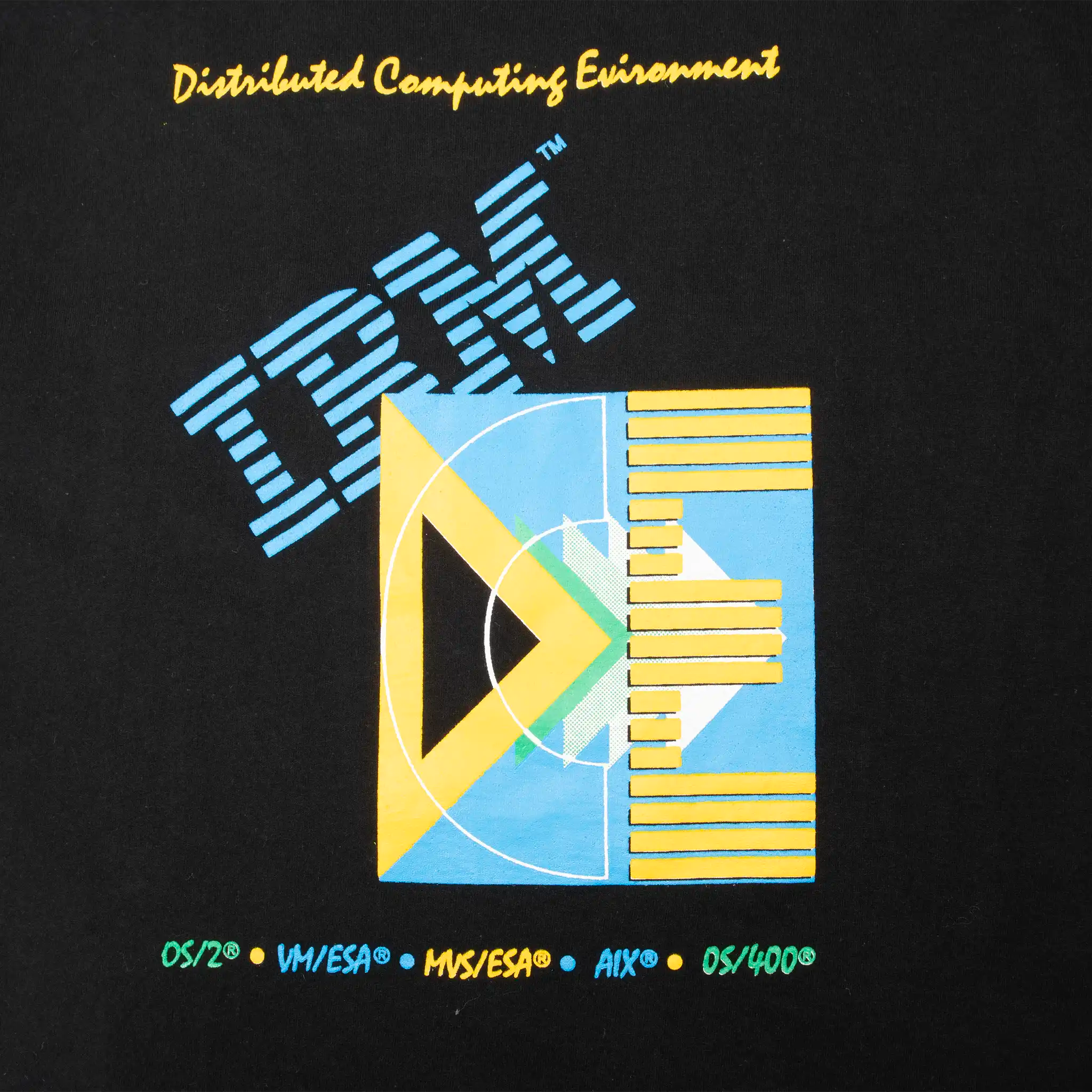 Vintage Ibm Distributed Computing Environment 1990S Tee Shirt Size XL Made In Usa With Single Stitch Sleeves