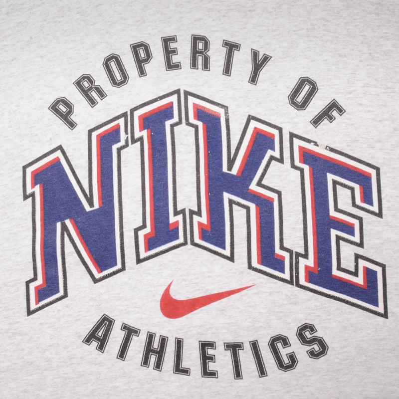 Vintage Nike Athletics Tee Shirt Size Large Made In USA With Single Stitch Sleeves