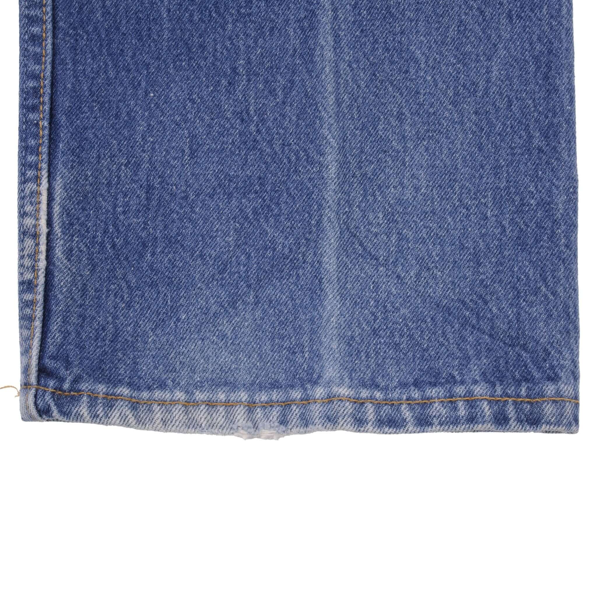 VINTAGE LEVIS 501 JEANS INDIGO 1990S SIZE W35 L32 MADE IN USA