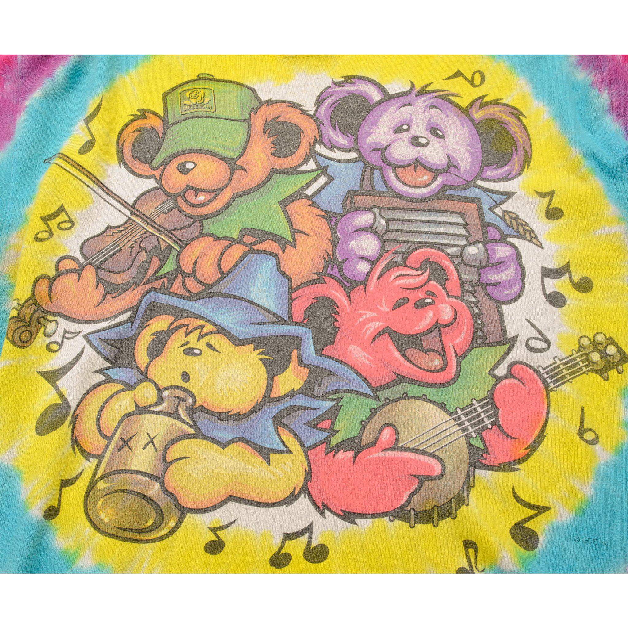 VINTAGE THE GRATEFUL DEAD TEE SHIRT TIE DYE SIZE MEDIUM 1990s