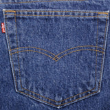 Beautiful Indigo Levis 501 Jeans 1990s Made in USA with Medium Dark Wash  Size on tag 36X31 Actual Size 36X29  Back Button #520