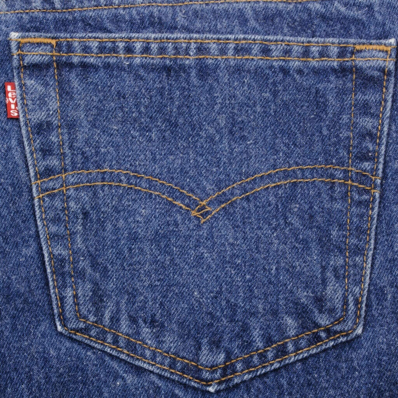 Beautiful Indigo Levis 501 Jeans 1990s Made in USA with Medium Dark Wash  Size on tag 36X31 Actual Size 36X29  Back Button #520