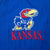 Vintage Ncaa Kansas University Pullover Windbreaker Jacket 1990S Size Large