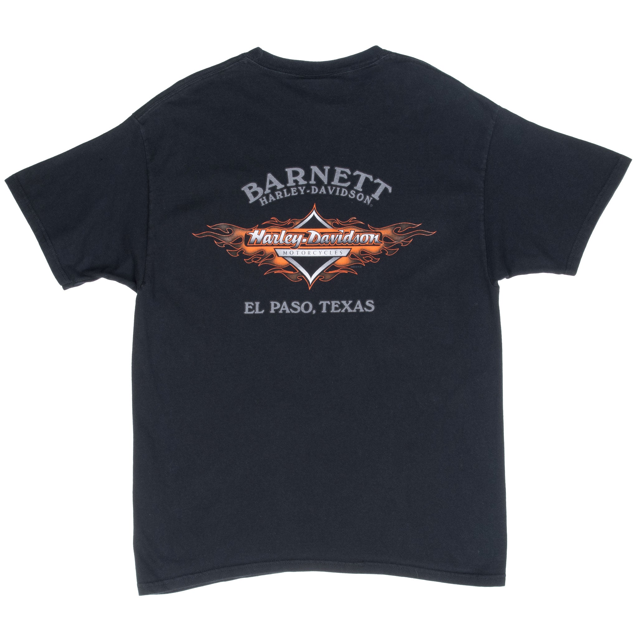 Vintage Harley Davidson El Paso Texas Tee Shirt 2010 Size Large