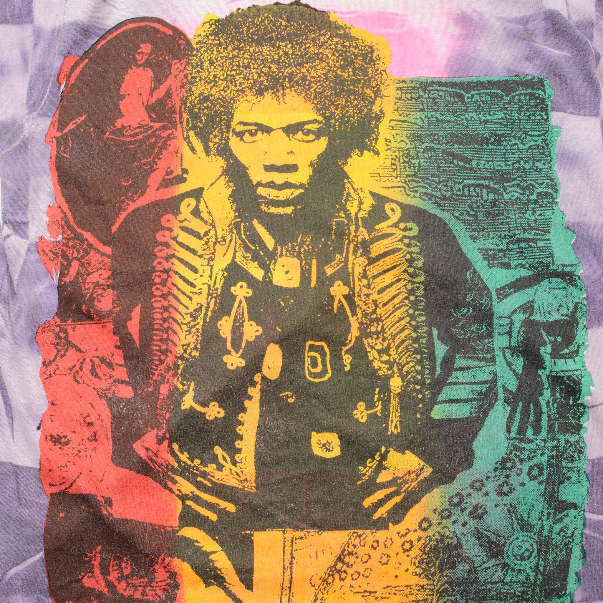 VINTAGE MOSQUITOHEAD JIMI HENDRIX TIE DYE  1990S TEE SHIRT MEDIUM MADE IN USA