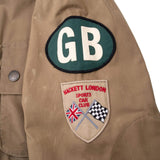 Vintage Hackett Beige Wax Jacket Size XL 1990S Made In England