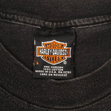 Harley Davidson Hanes Beefy-T Vintage Label Tag 1998 1990s 90s