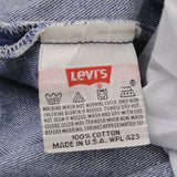 Beautiful Indigo Levis 501 Jeans 1990s Made in USA with Medium Dark Wash  Size on tag 35X32 Actual Size 34X29 Back Button #552