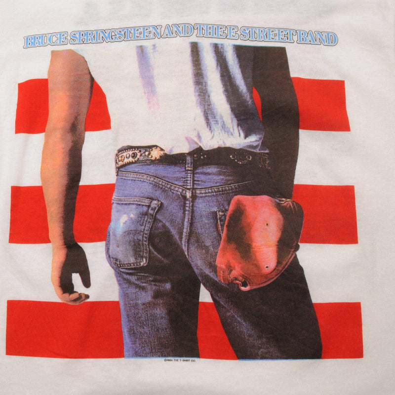 VINTAGE BRUCE SPRINGSTEEN TEE SHIRT SIZE MEDIUM BORN IN USA WORLD TOUR 1980s