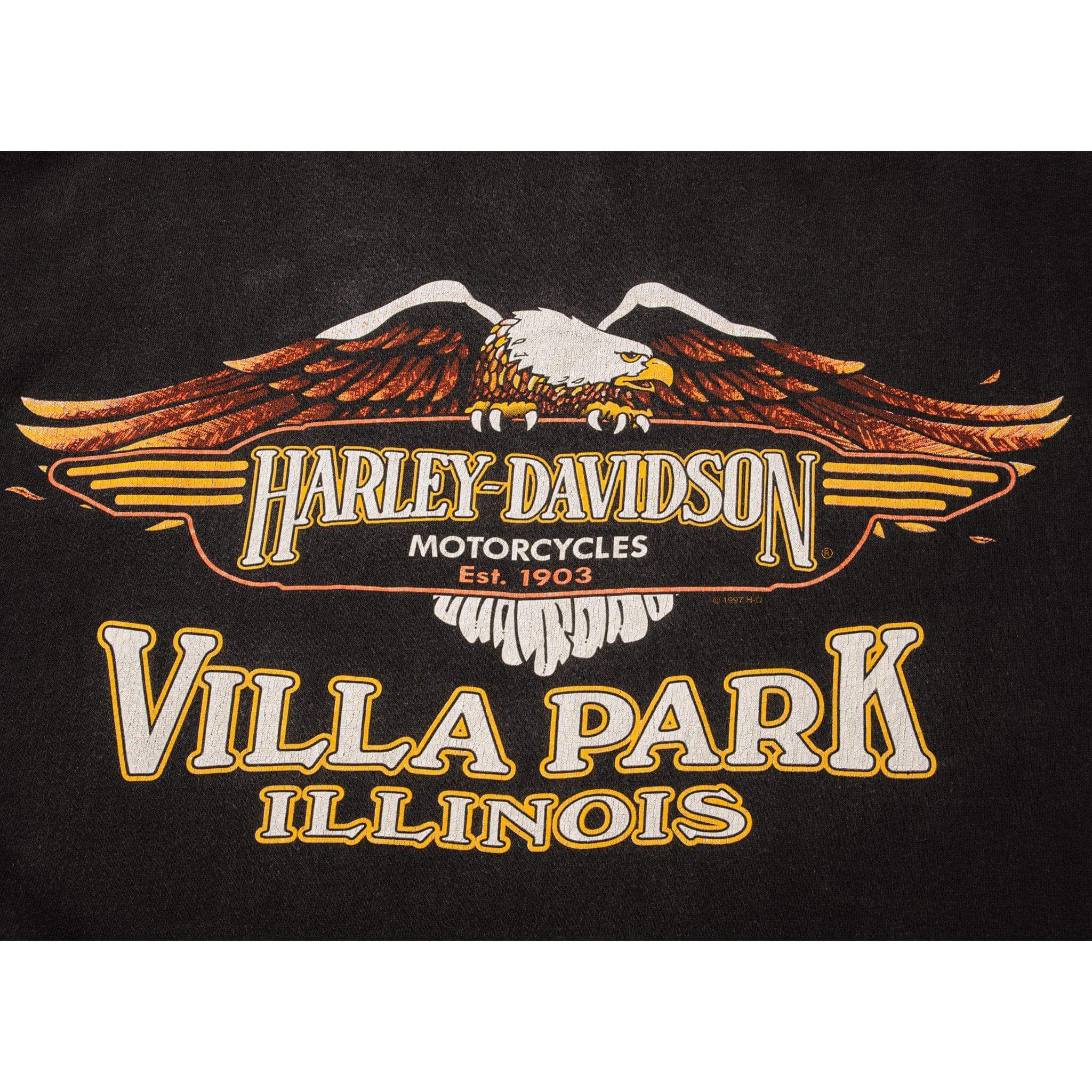 VINTAGE HARLEY DAVIDSON TEE SHIRT 1998 SIZE MEDIUM MADE IN USA