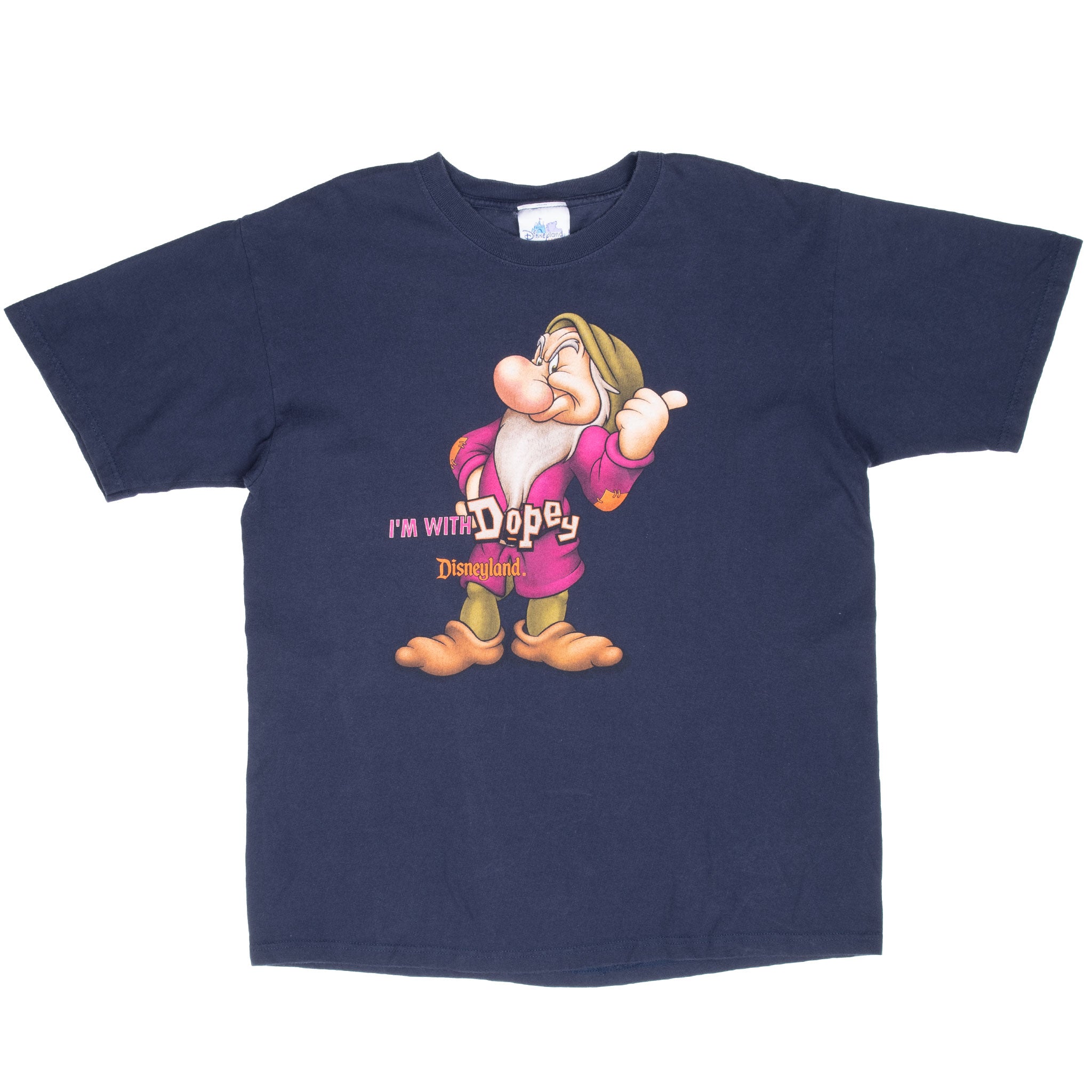 Vintage Disney Snow White Grumpy Im With Dopey Tee Shirt 1990S Size Large