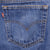 Beautiful Indigo Levis 501 Jeans 1990s Made in USA with Medium Dark Wash  Size on tag 35X32 Actual Size 34X29 Back Button #552