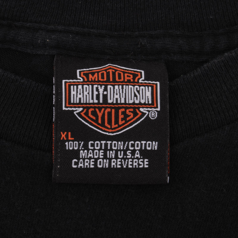 Vintage Harley Davidson Elkhart Indiana Tee Shirt 2002 Size XL Made In USA