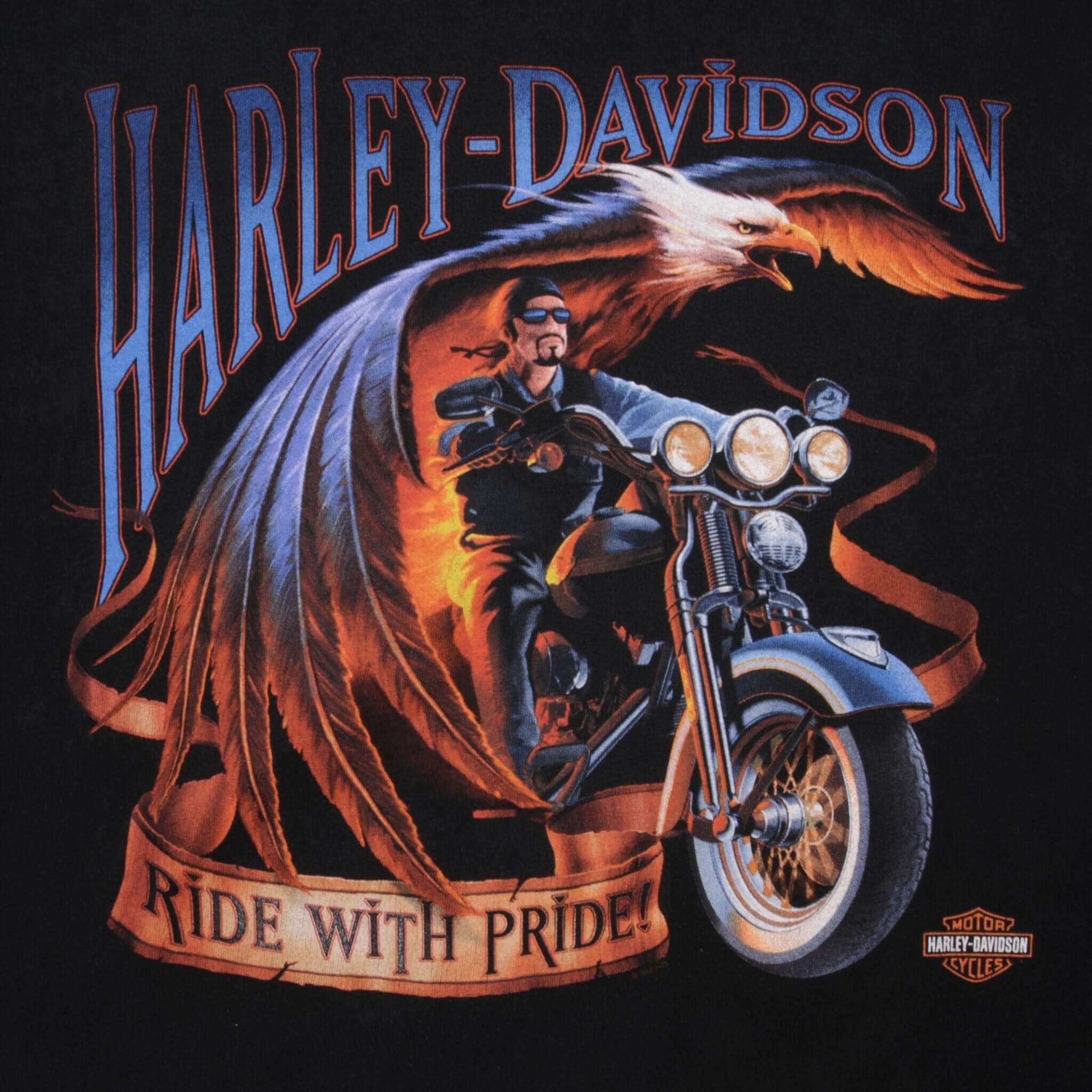 Vintage Harley Davidson Elkhart Indiana Tee Shirt 2002 Size XL Made In USA