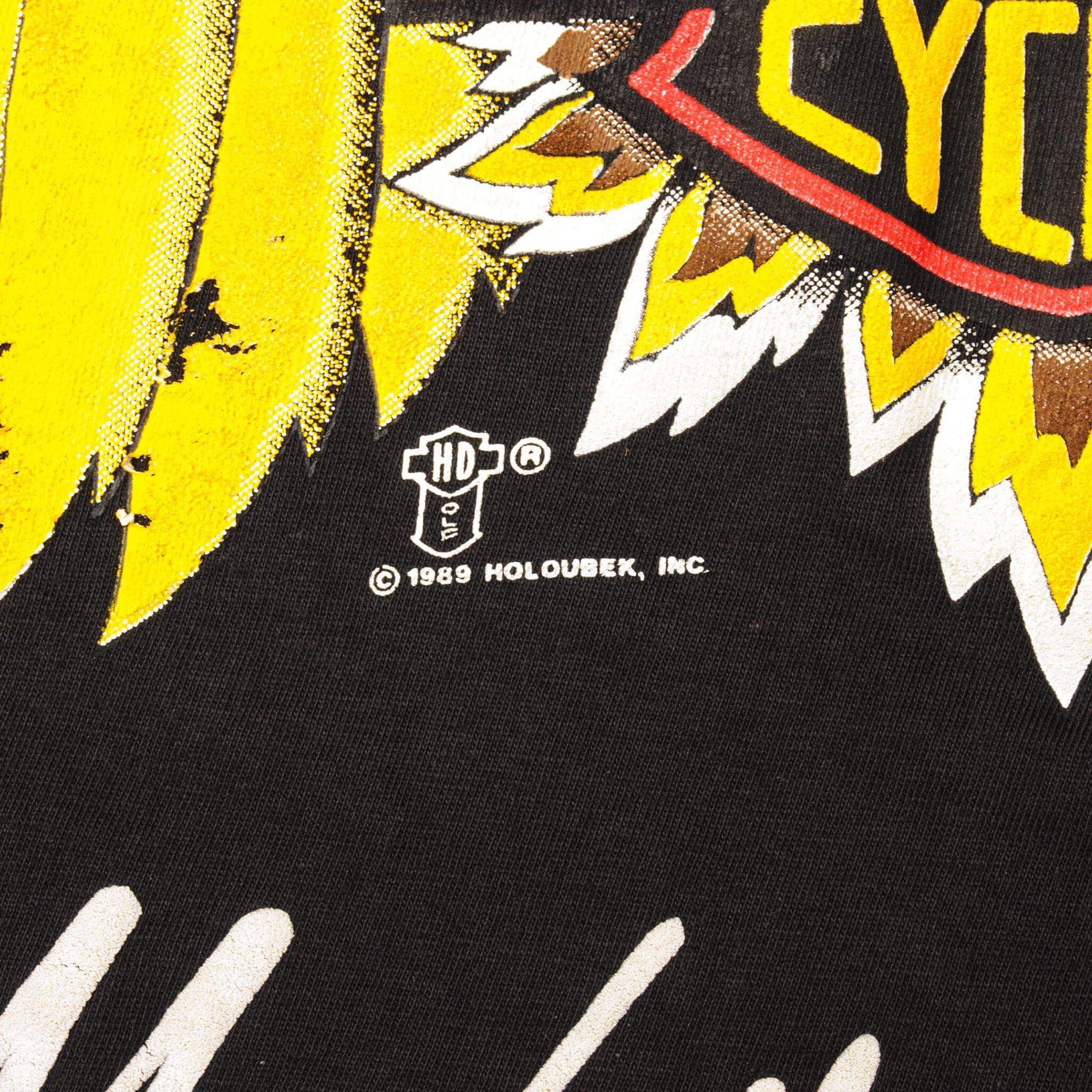 VINTAGE HARLEY DAVIDSON TEE SHIRT 1989 SIZE XL MADE IN USA