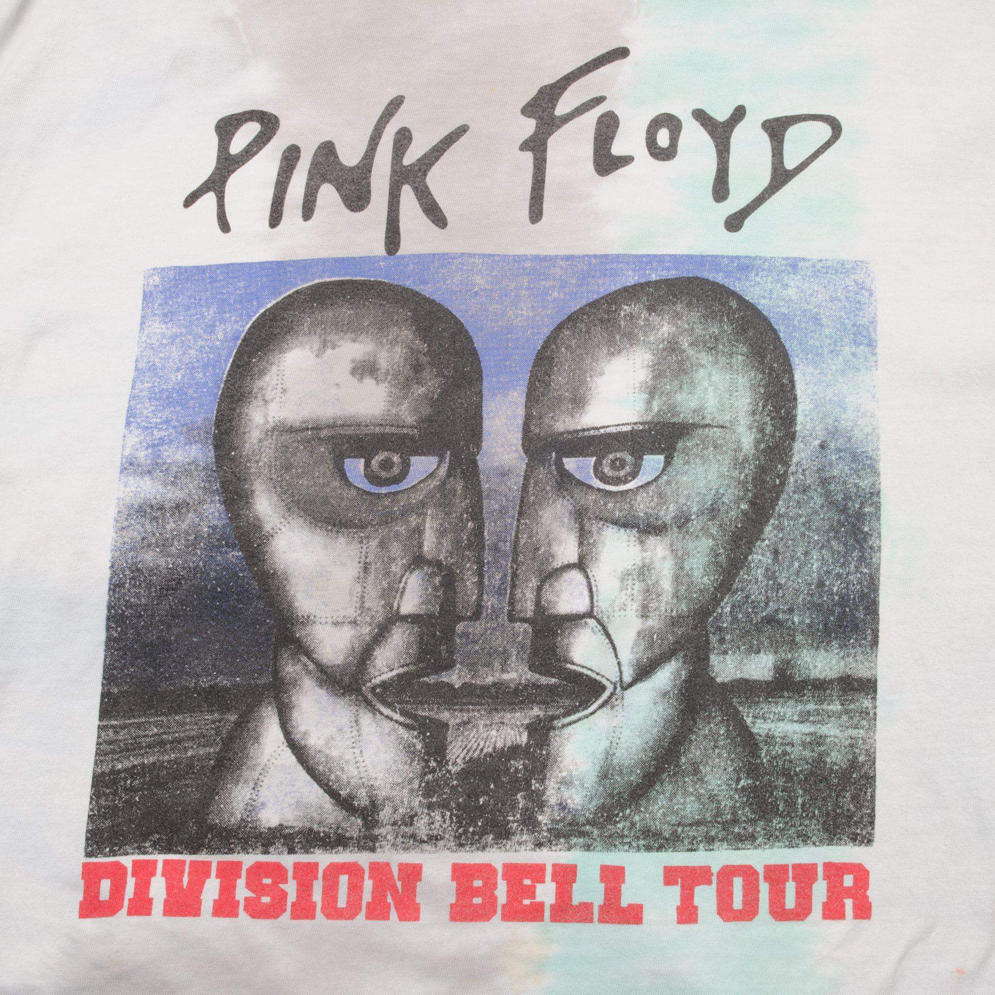 VINTAGE TIE-DYE PINK FLOYD DIVISION BELL TOUR TEE SHIRT 1994 SIZE XL MADE IN USA
