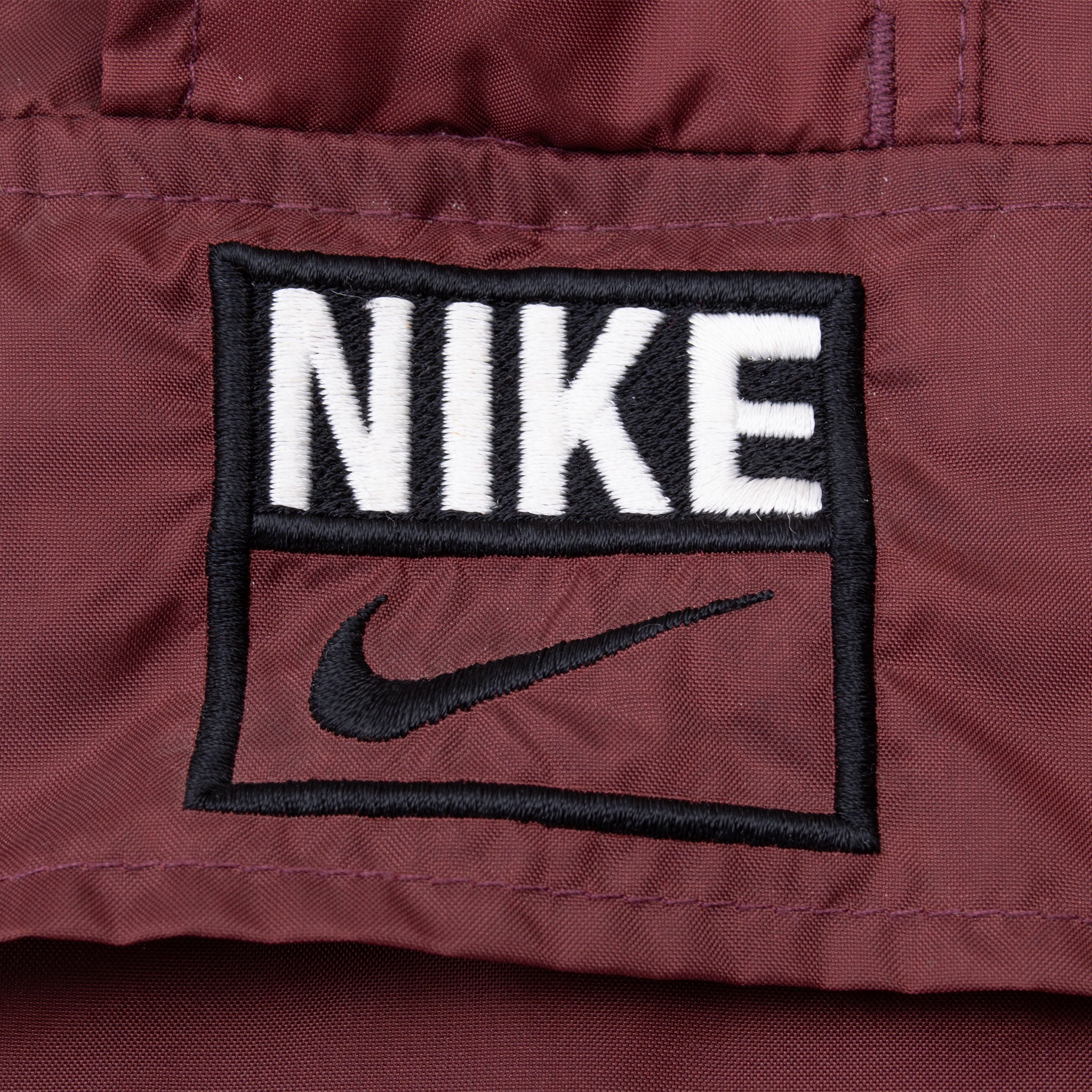 Vintage Nike Center Swoosh Red Pullover Windbreaker Jacket 1990S Size Large