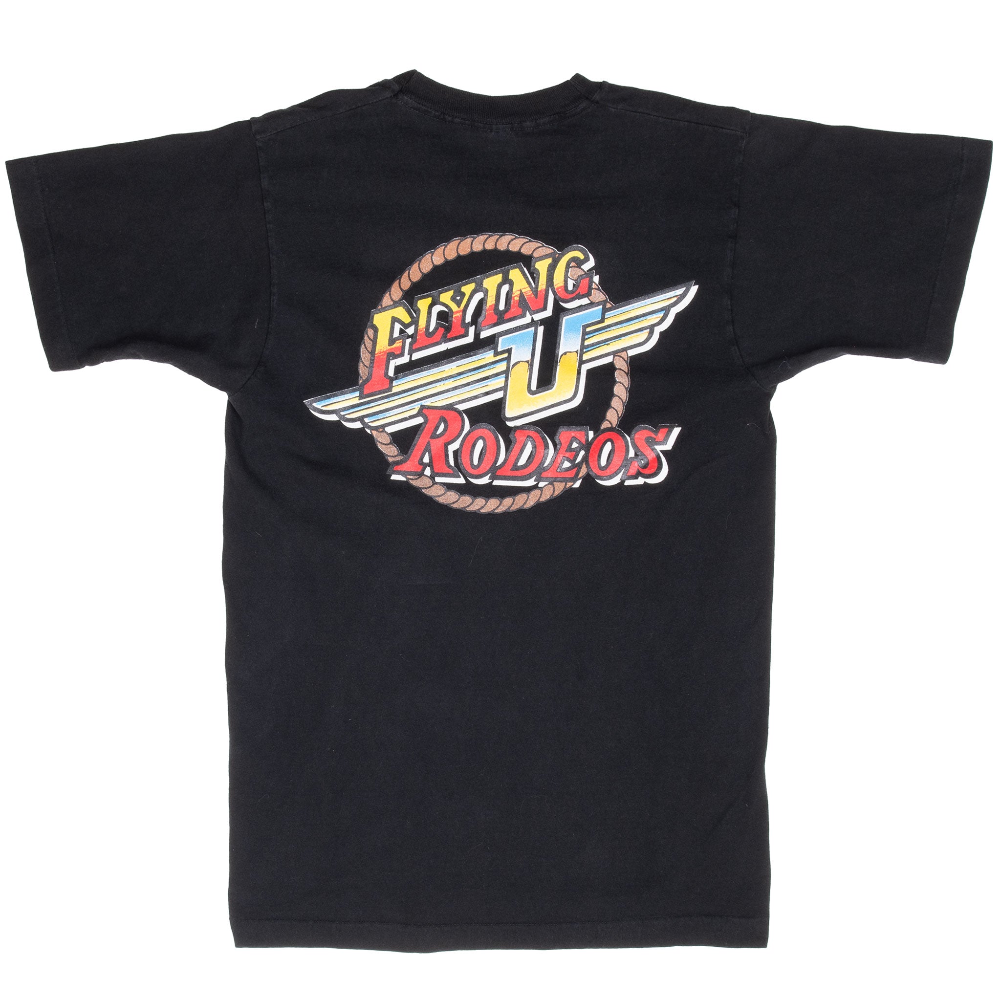 Vintage Flying U Rodeos Tee Shirt 1990S Size Small Made In Usa