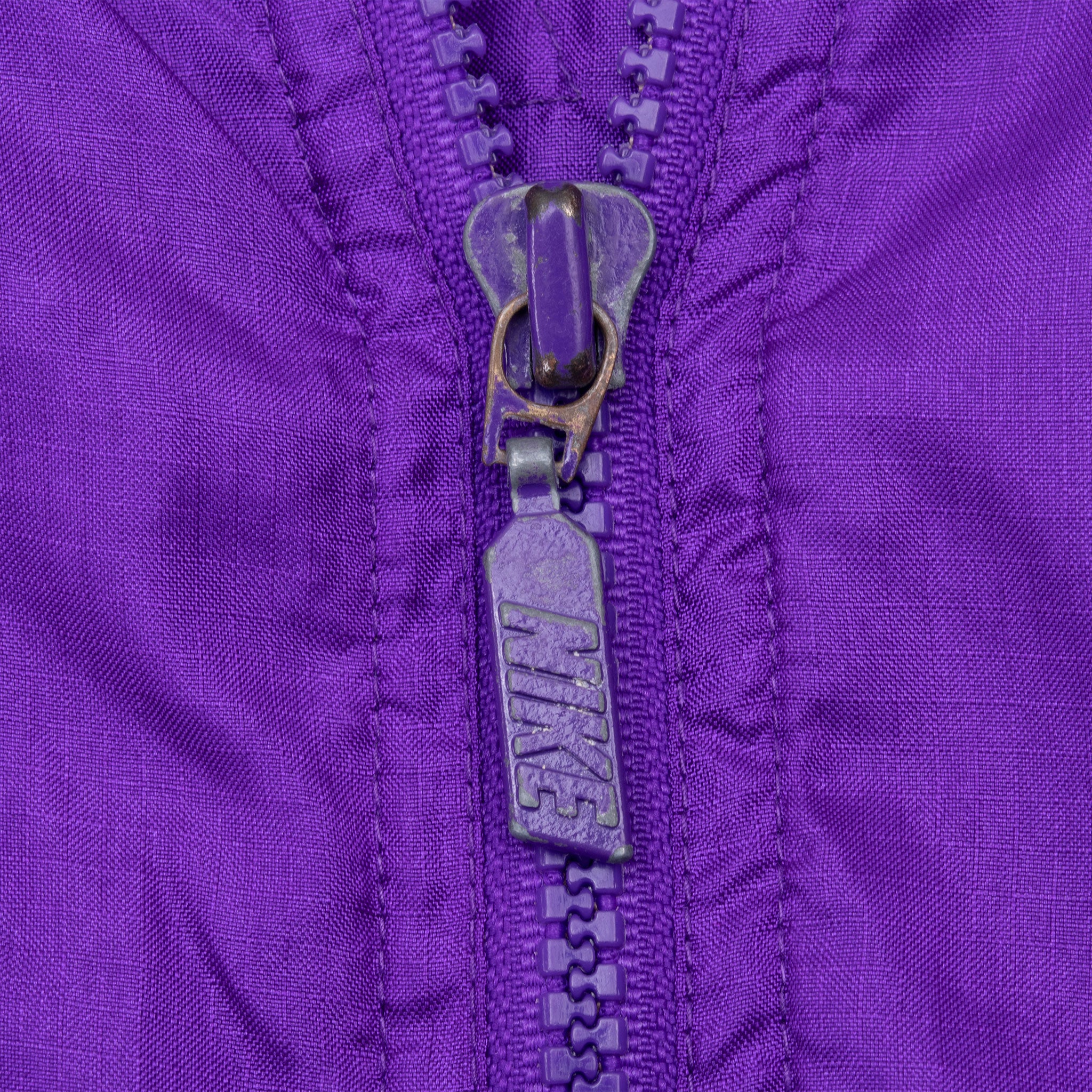 Vintage Nike Swoosh Purple Neon Windbreaker Jacket Late 1980S Size Large