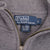 Vintage Polo Ralph Lauren Gray Quarter Zip Sweatshirt Size Large