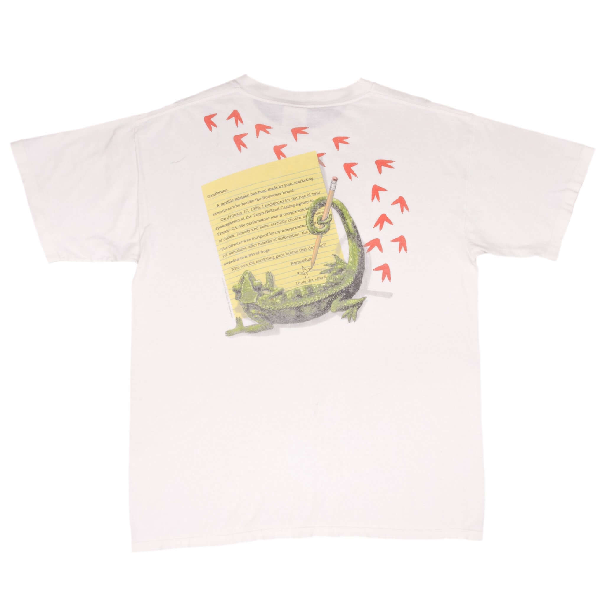 Vintage Budweiser Chameleons Tee Shirt 1997 Size Xl Made In USA