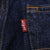 Beautiful Indigo Levis 501 1990S Jeans Made in USA with Dark Blue Wash  Size on tag 33x31 actual size 31x28 Back Button #555