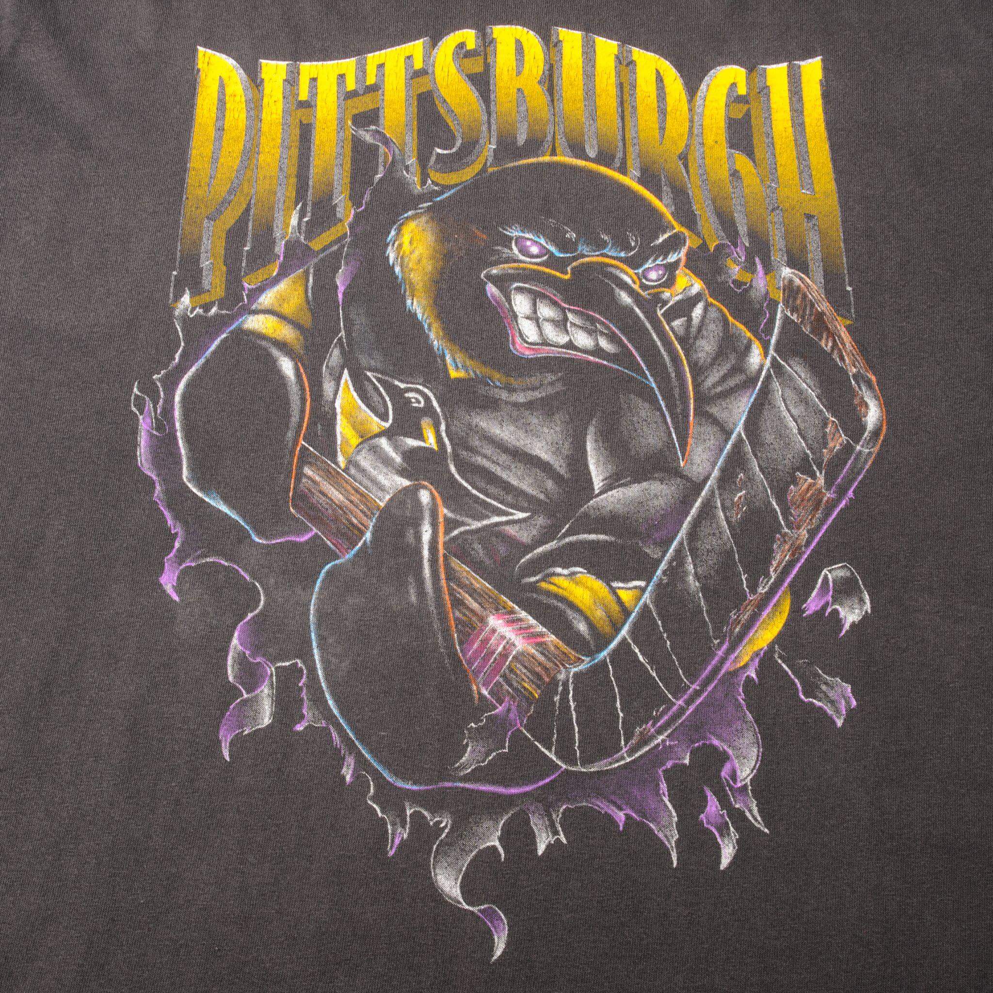 VINTAGE NHL PITTSBURGH PENGUINS TEE SHIRT 1990s SIZE XL MADE IN USA