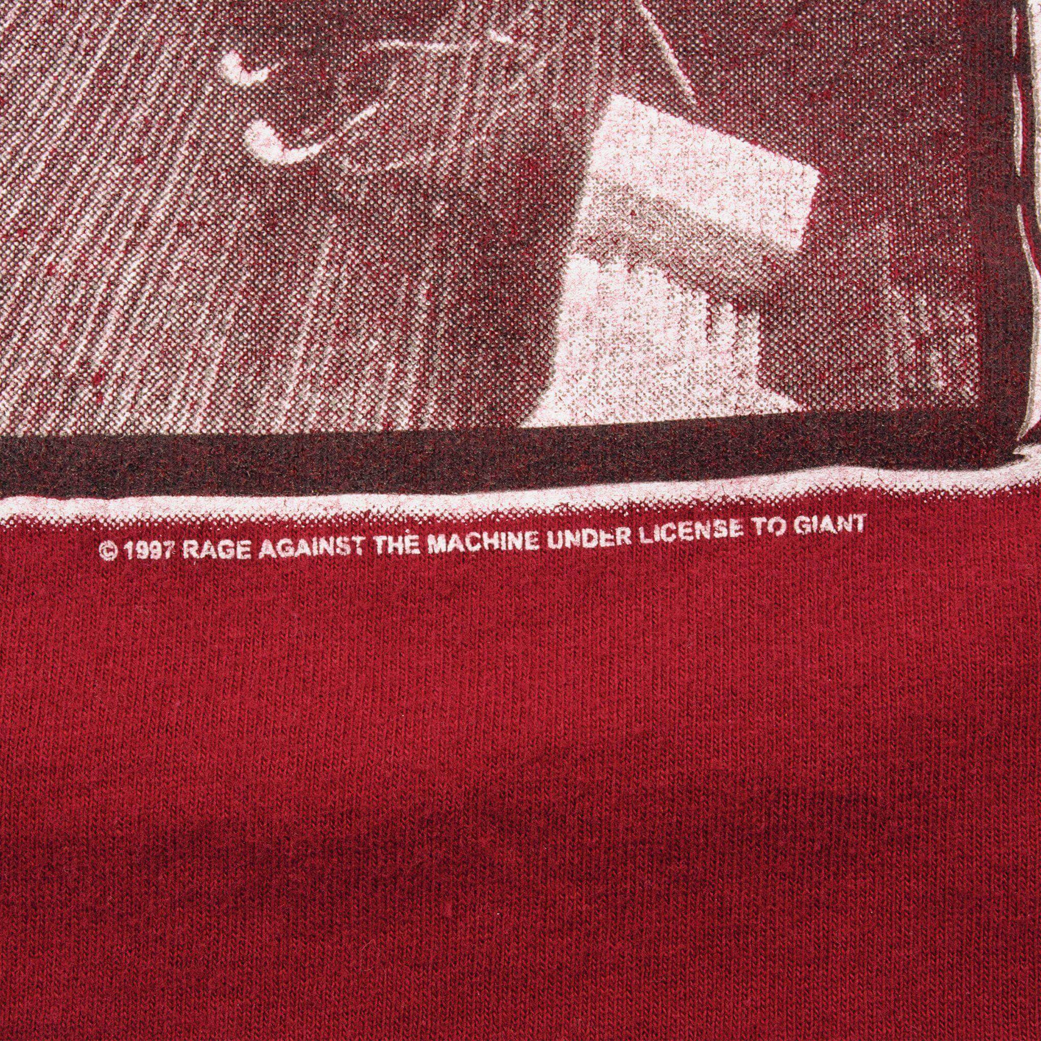 VINTAGE RAGE AGAINST THE MACHINE TEE SHIRT 1997 SIZE XL