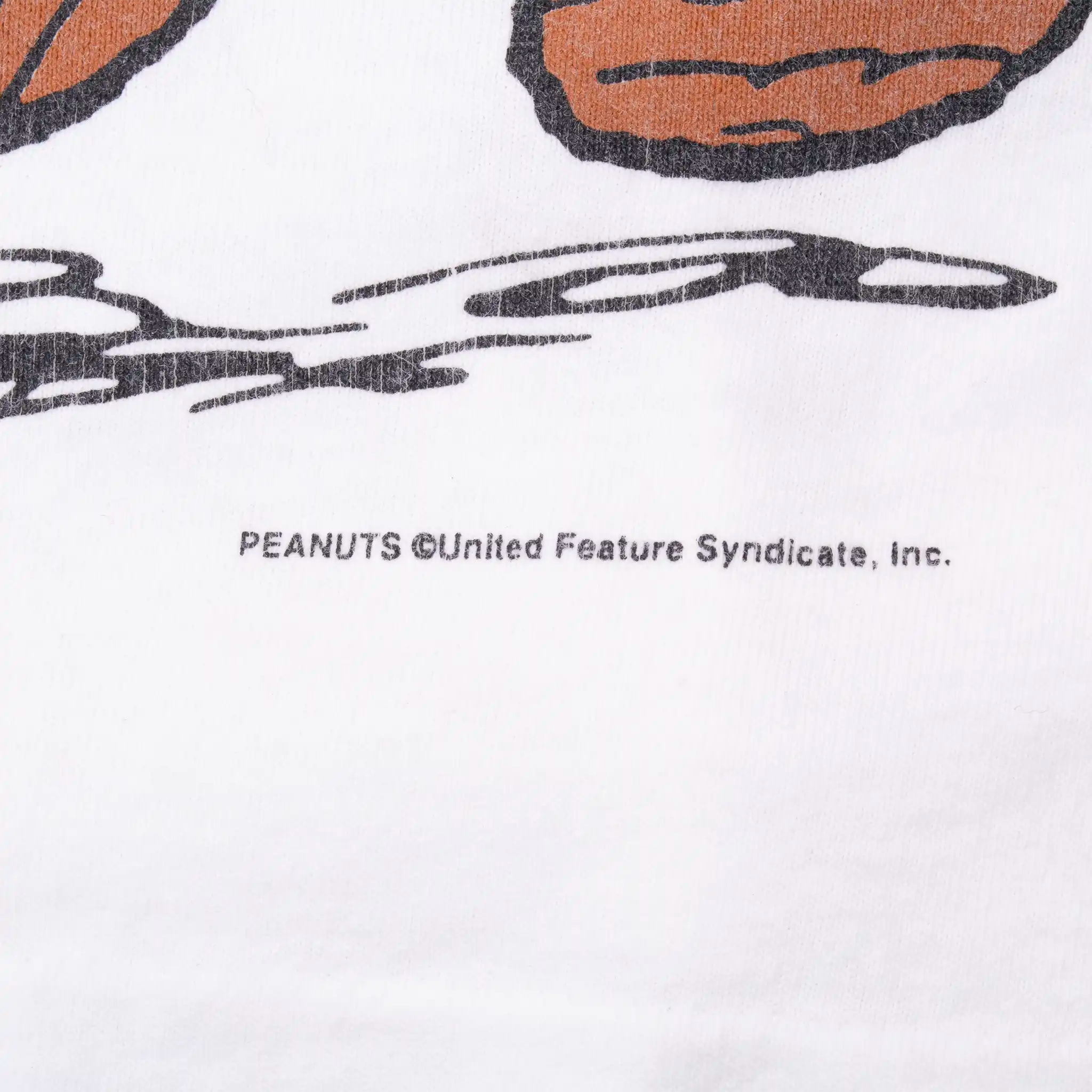 VINTAGE PEANUTS SNOOPY CHEERLEADER TEE SHIRT MEDIUM 1990S MADE IN USA