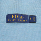 Vintage Polo Ralph Lauren Light Blue Quarter 1/4 Zip Sweatshirt Size Small 