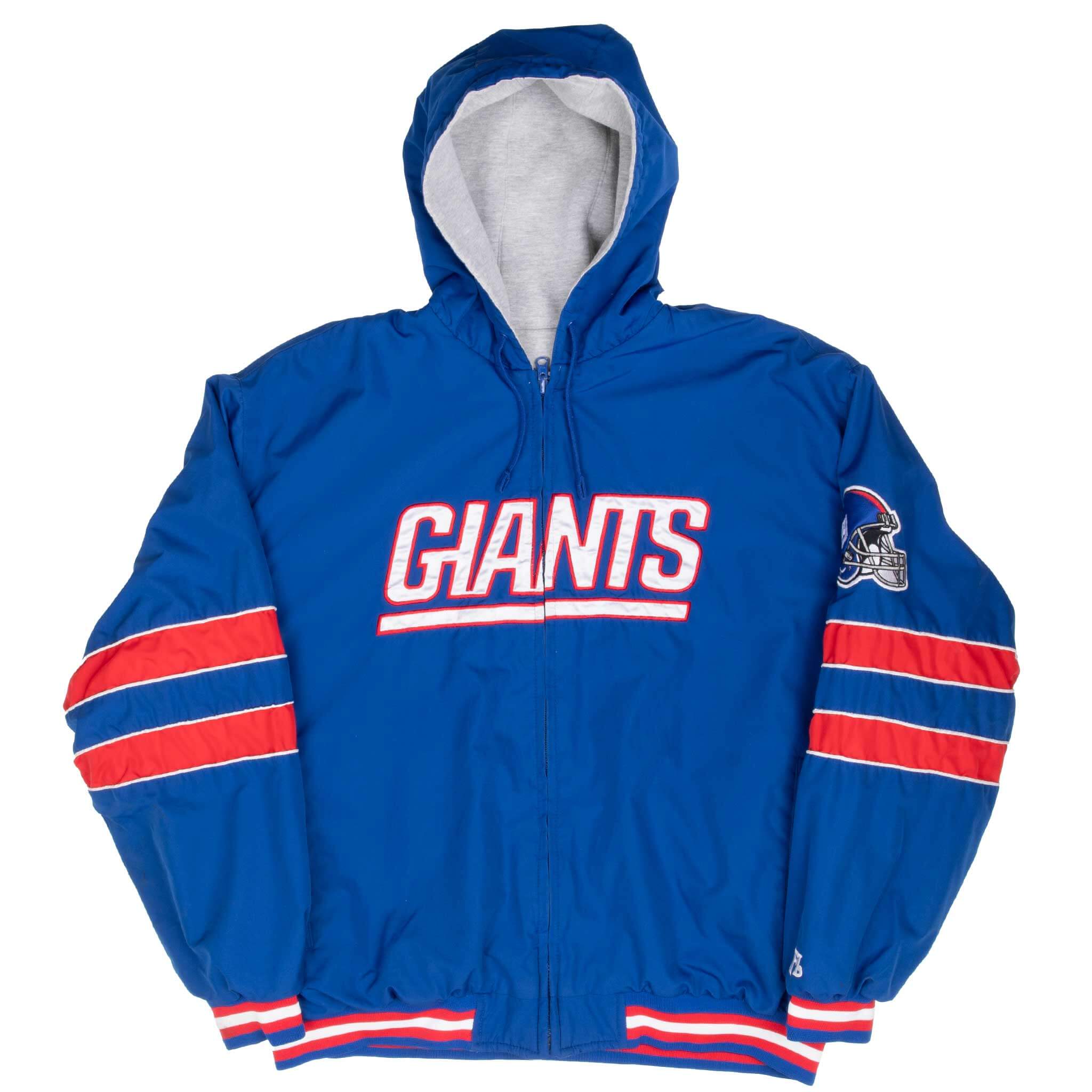 Vintage Nfl New York Giants Reversible Windbreaker Jacket 2000S Size 2XL