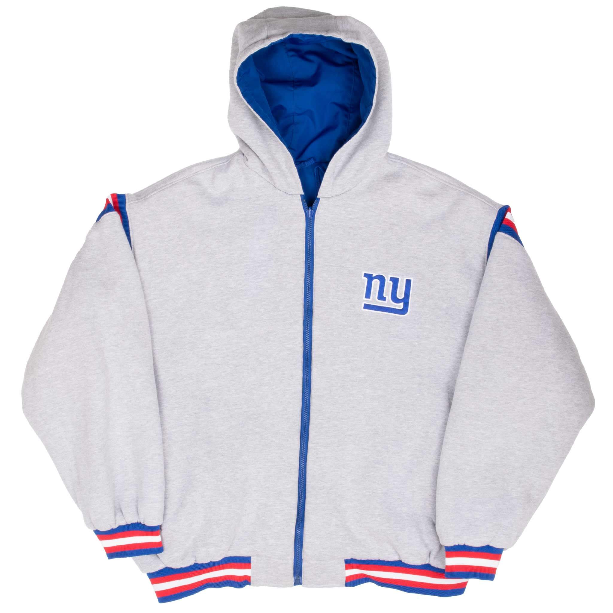 Vintage Nfl New York Giants Reversible Windbreaker Jacket 2000S Size 2XL