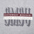 Close-up of maroon and gray Southwest Missouri State University front graphic