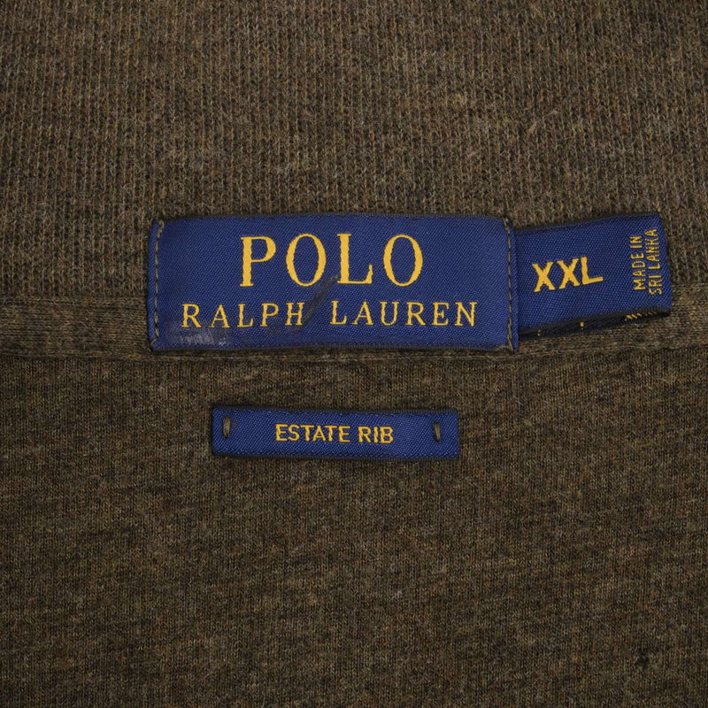 Polo Ralph Lauren Green Quarter 1/4 Zip Sweater Size 2XL