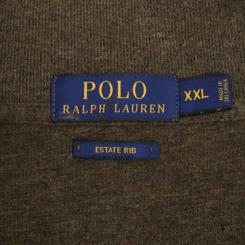 Polo Ralph Lauren Green Quarter 1/4 Zip Sweater Size 2XL